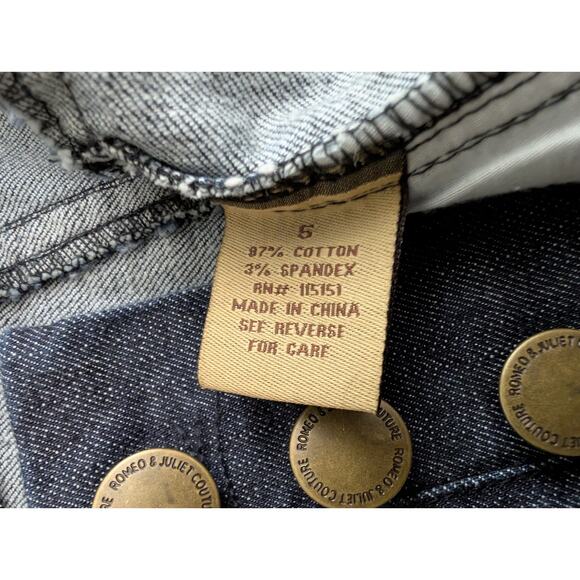 romeo & juliet couture y2k high waisted flare jeans 6 - Picture 8 of 10